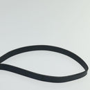 Christian Dior Trotter Canvas Shoulder Bag Navy Gold Auth gh485-8