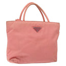 PRADA Hand Bag Nylon Pink Auth gh489-1