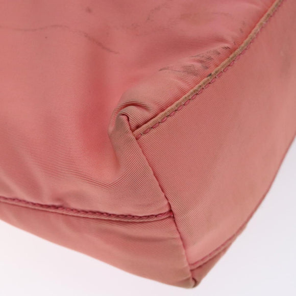 PRADA Hand Bag Nylon Pink Auth gh489