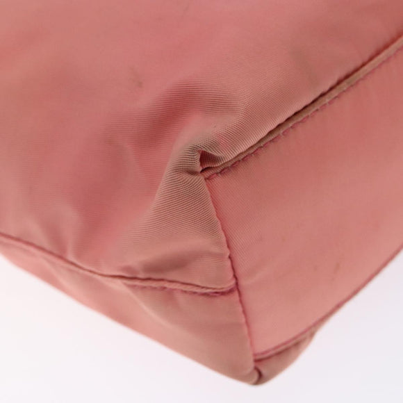 PRADA Hand Bag Nylon Pink Auth gh489
