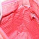 PRADA Hand Bag Nylon Pink Auth gh489-19