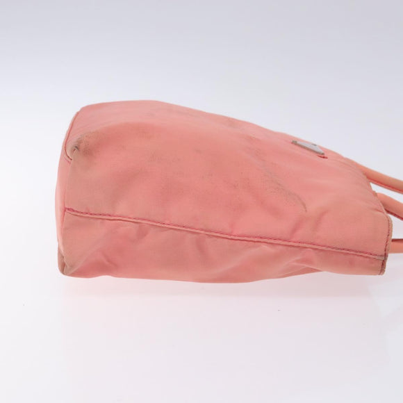 PRADA Hand Bag Nylon Pink Auth gh489