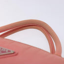 PRADA Hand Bag Nylon Pink Auth gh489-8