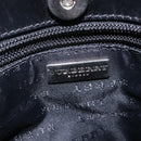 BURBERRY Nova Check Tote Bag PVC Beige Silver Auth gh491-11