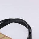 BURBERRY Nova Check Tote Bag PVC Beige Silver Auth gh491-8