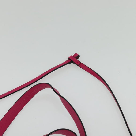 MARNI Tote Bag Leather Pink Auth gh503