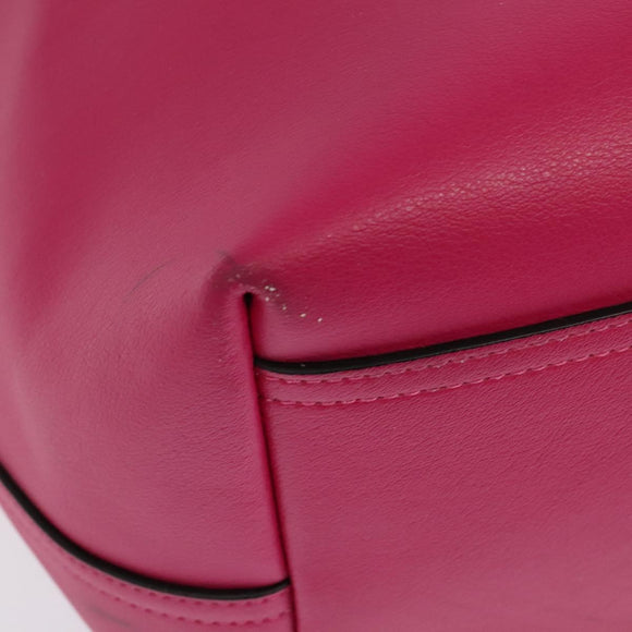 MARNI Tote Bag Leather Pink Auth gh503