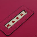 MARNI Tote Bag Leather Pink Auth gh503-16