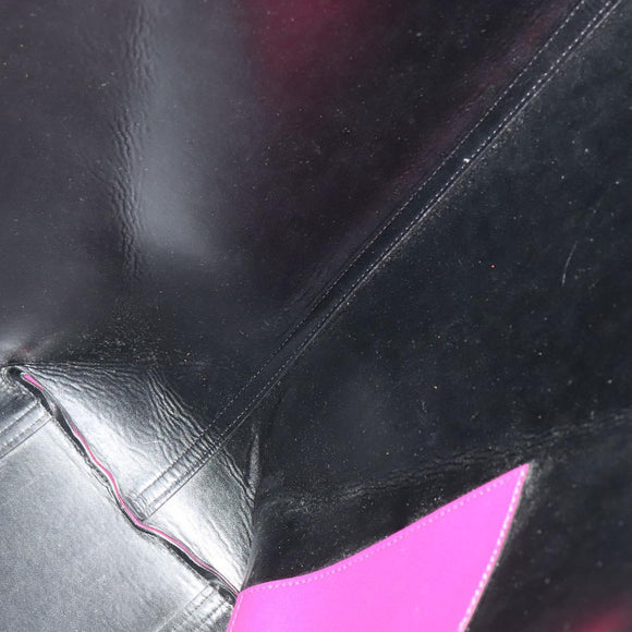 MARNI Tote Bag Leather Pink Auth gh503