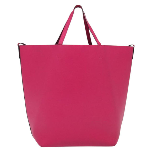 MARNI Tote Bag Leather Pink Auth gh503