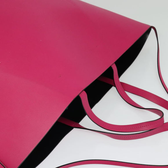 MARNI Tote Bag Leather Pink Auth gh503