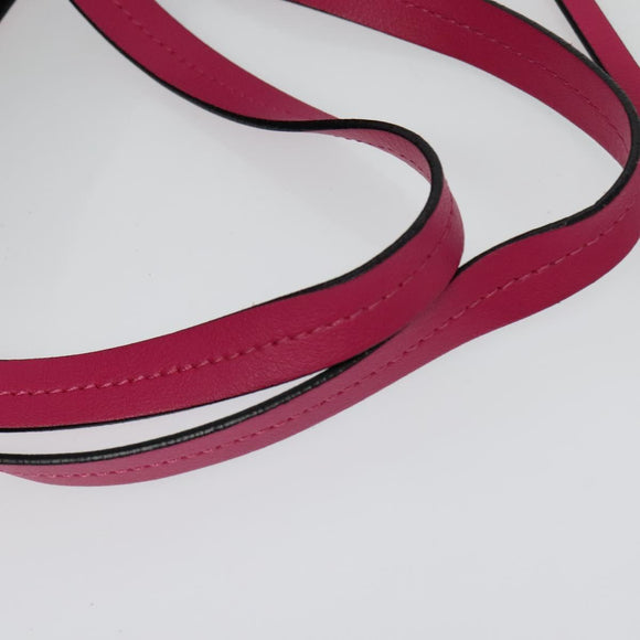 MARNI Tote Bag Leather Pink Auth gh503