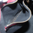 LOUIS VUITTON Epi Petit Noe Shoulder Bag Bicolor Black Red M44017 LV Auth gh506-11