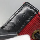 LOUIS VUITTON Epi Petit Noe Shoulder Bag Bicolor Black Red M44017 LV Auth gh506-12