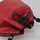 LOUIS VUITTON Epi Petit Noe Shoulder Bag Bicolor Black Red M44017 LV Auth gh506-6