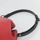 LOUIS VUITTON Epi Petit Noe Shoulder Bag Bicolor Black Red M44017 LV Auth gh506-14