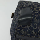 CELINE C Sulky Boston Bag Canvas Navy Auth gh511-10
