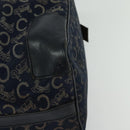 CELINE C Sulky Boston Bag Canvas Navy Auth gh511-11