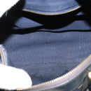 CELINE C Sulky Boston Bag Canvas Navy Auth gh511-15