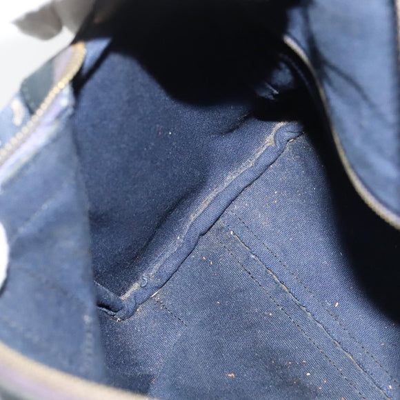 CELINE C Sulky Boston Bag Canvas Navy Auth gh511