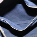 CELINE C Sulky Boston Bag Canvas Navy Auth gh511-18