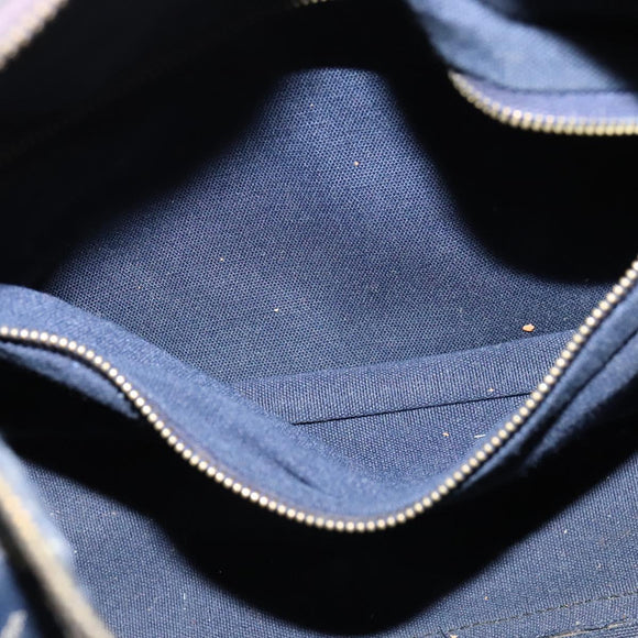 CELINE C Sulky Boston Bag Canvas Navy Auth gh511