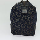 CELINE C Sulky Boston Bag Canvas Navy Auth gh511-5