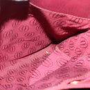 CARTIER Must Line Shoulder Bag Leather Bordeaux Gold Auth gh514-17