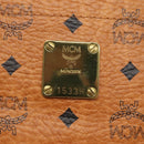 MCM Logogram Vicetos Shoulder Bag PVC Brown Gold Auth gh521-14