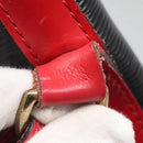 LOUIS VUITTON Epi Noe Shoulder Bag Bicolor Black Red M44017 LV Auth gh522-12