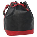 LOUIS VUITTON Epi Noe Shoulder Bag Bicolor Black Red M44017 LV Auth gh522-1