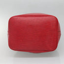 LOUIS VUITTON Epi Noe Shoulder Bag Bicolor Black Red M44017 LV Auth gh522-5