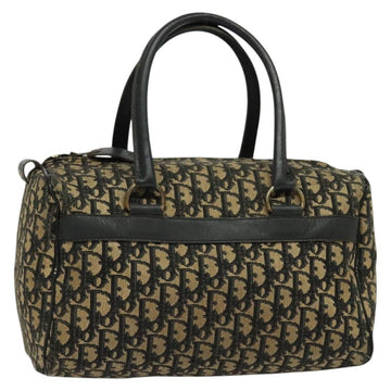Christian Dior Trotter Canvas Boston Bag Navy Auth gh526