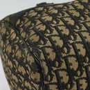 Christian Dior Trotter Canvas Boston Bag Navy Auth gh526-10