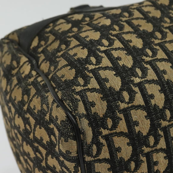 Christian Dior Trotter Canvas Boston Bag Navy Auth gh526