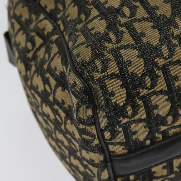 Christian Dior Trotter Canvas Boston Bag Navy Auth gh526