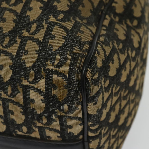 Christian Dior Trotter Canvas Boston Bag Navy Auth gh526