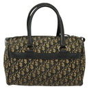 Christian Dior Trotter Canvas Boston Bag Navy Auth gh526-3