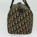 Christian Dior Trotter Canvas Boston Bag Navy Auth gh526-5