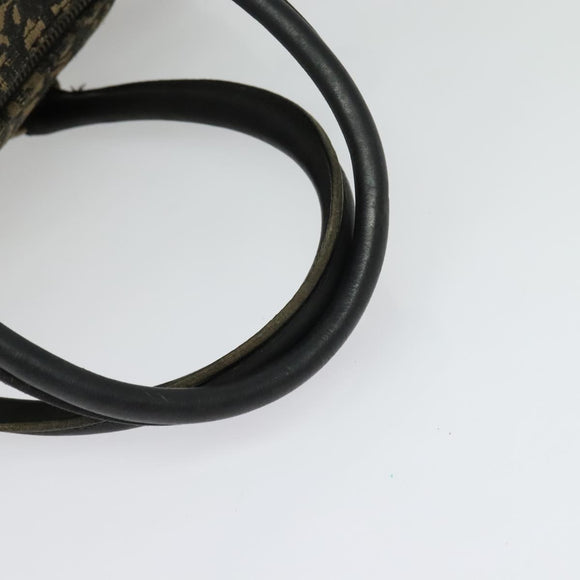 Christian Dior Trotter Canvas Boston Bag Navy Auth gh526