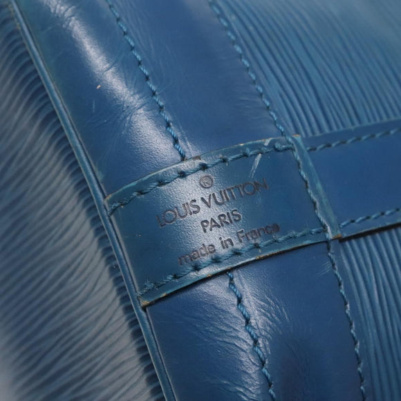 LOUIS VUITTON Epi Noe Shoulder Bag Toledo Blue M44005 LV Auth gh528