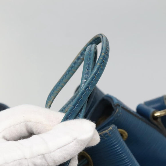 LOUIS VUITTON Epi Noe Shoulder Bag Toledo Blue M44005 LV Auth gh528