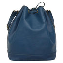 LOUIS VUITTON Epi Noe Shoulder Bag Toledo Blue M44005 LV Auth gh528-2