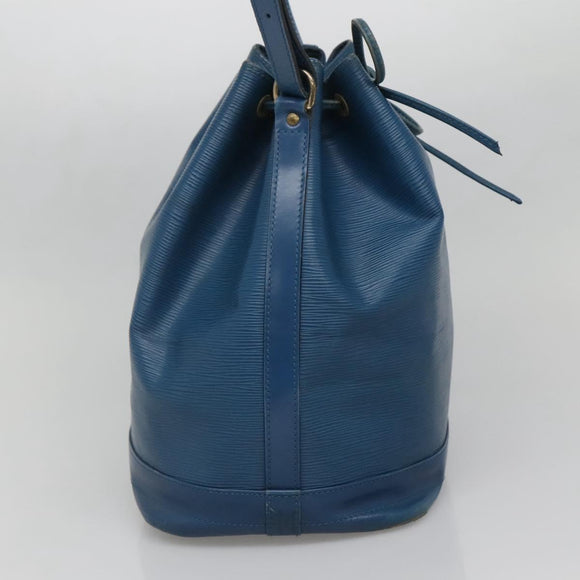 LOUIS VUITTON Epi Noe Shoulder Bag Toledo Blue M44005 LV Auth gh528