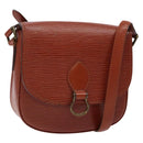 LOUIS VUITTON Epi Saint Cloud PM Shoulder Bag Brown M52213 LV Auth gh530-1