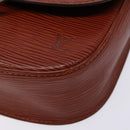 LOUIS VUITTON Epi Saint Cloud PM Shoulder Bag Brown M52213 LV Auth gh530-15