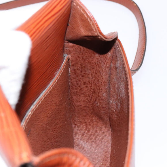 LOUIS VUITTON Epi Saint Cloud PM Shoulder Bag Brown M52213 LV Auth gh530