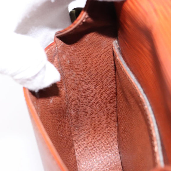 LOUIS VUITTON Epi Saint Cloud PM Shoulder Bag Brown M52213 LV Auth gh530