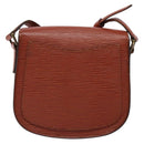 LOUIS VUITTON Epi Saint Cloud PM Shoulder Bag Brown M52213 LV Auth gh530-2