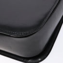 BALLY Hand Bag Leather Black Gold Auth gh533-12